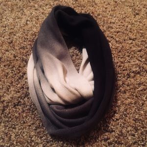 Grey Ombre Infinity Scarf